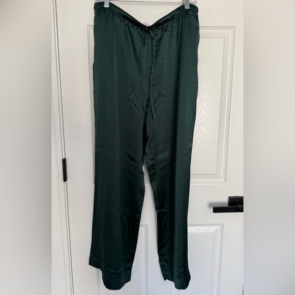 LOFT Sawyer Pull On Pants in Satin - Picture 2 of 4